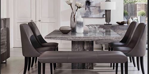 Grand Interiors Beds Sofas Mattresses, Marble Dining Table And 6 Chairs Furniture Village